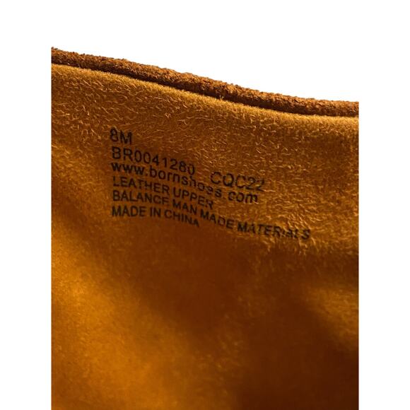 Born Britton Over the Knee Leather Suede Boots Rust Distressed Size 8M - Picture 11 of 11
